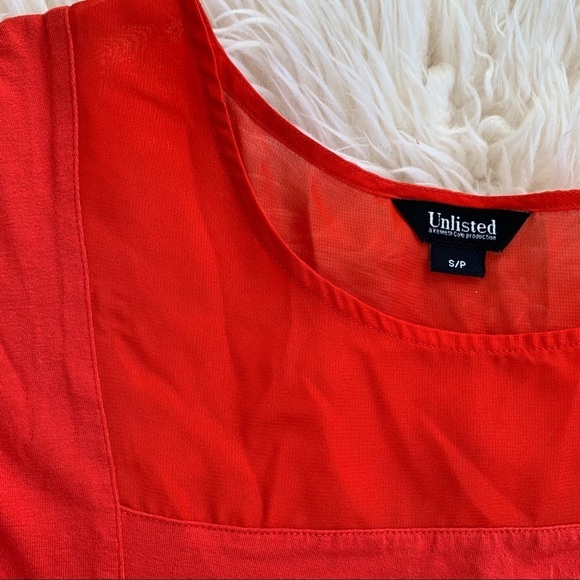 KENNETH COLE RED TOPS WOMEN SIZE S - Picture 3 of 10